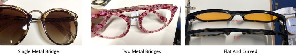 acetate eyeglasses sunglasses Bridge Process