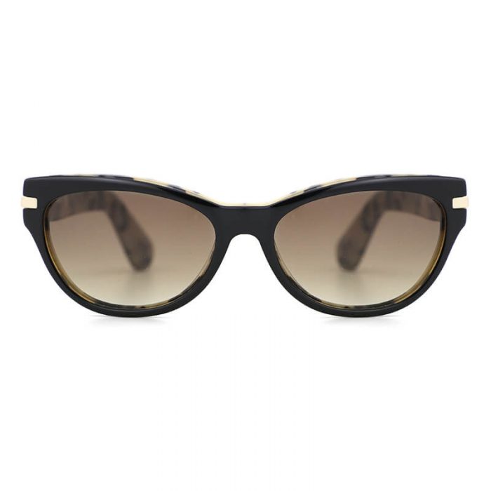 Women black frame tortoise thick temples 2022 oem acetate lady trendy sunglasses - Image 4