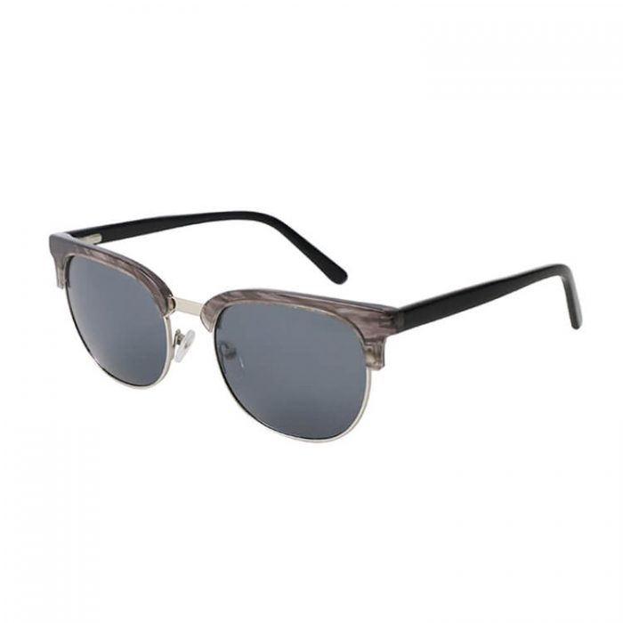 Manufacturer mens polarized black half rim metal/acetate frame fashion trend shades sunglasses - Image 4