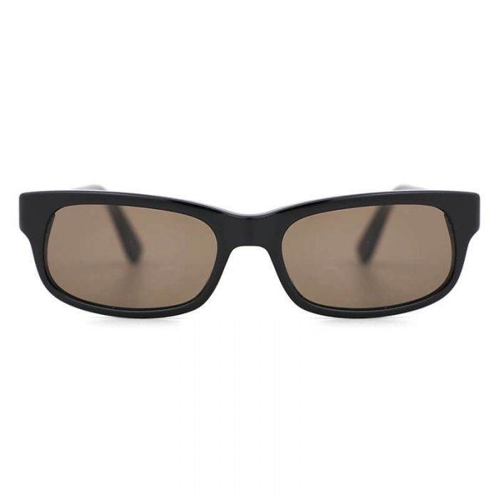 Custom logo mens womens black fashion polarized rectangle acetate frame sunglasses - Image 4