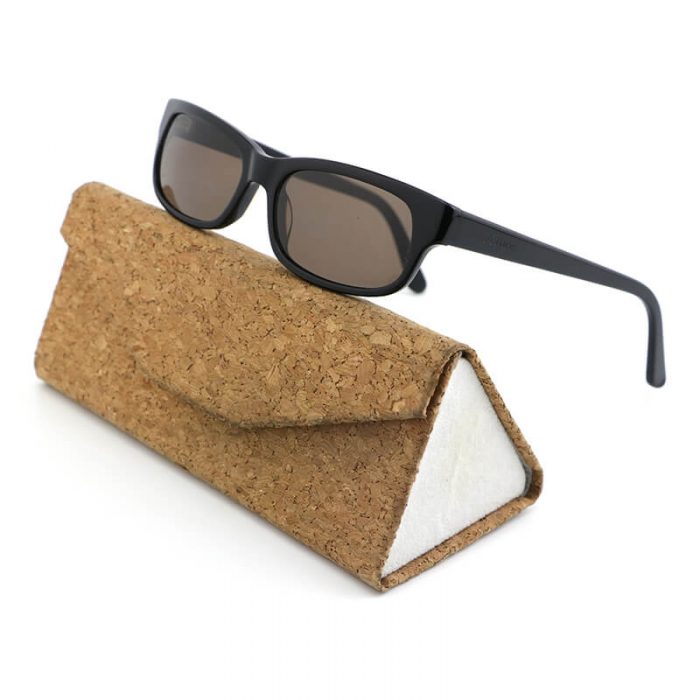 Custom logo mens womens black fashion polarized rectangle acetate frame sunglasses - Image 2
