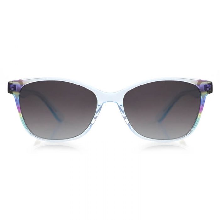 Fashion women men polarized custom logo clear frame acetate sunglasses with color - Image 4