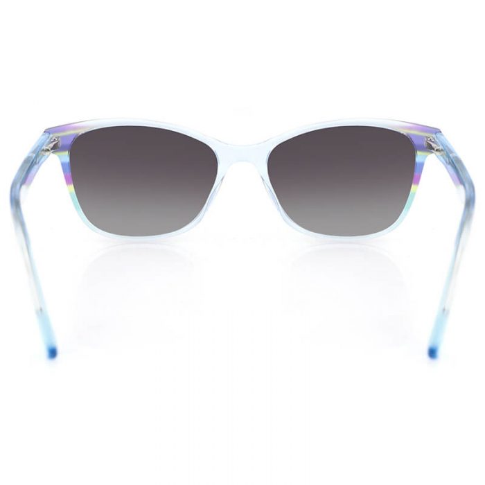 Fashion women men polarized custom logo clear frame acetate sunglasses with color - Image 5