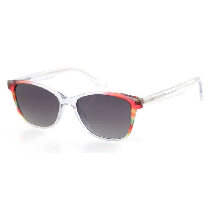 Fashion women men polarized custom logo clear frame acetate sunglasses with color - Image 8