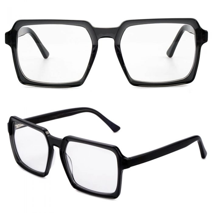 China acetate square frame optical glasses wholesale retro designer eyeglasses frame for men
