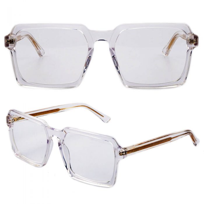 China acetate square frame optical glasses wholesale retro designer eyeglasses frame for men - Image 5