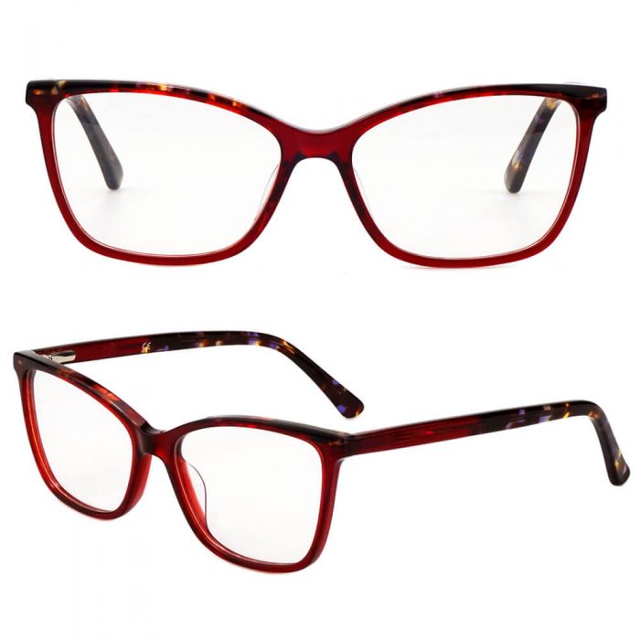 Retro optical acetate eyeglasses frame wholesale black frame tortoise temples spectacle - Image 3