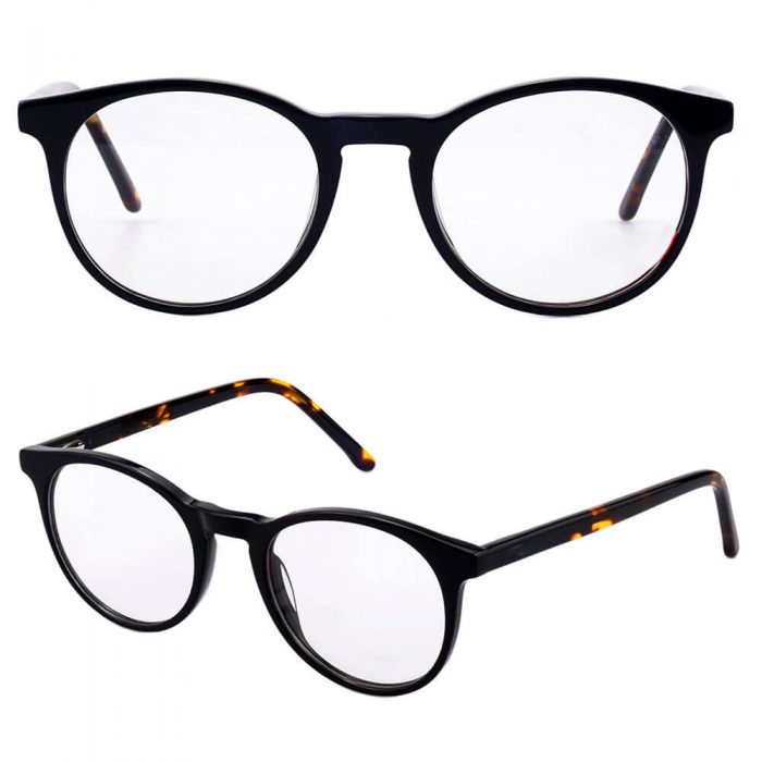 China lightweight optical frame wholesale black tortoise oval eyeglasses optical frame