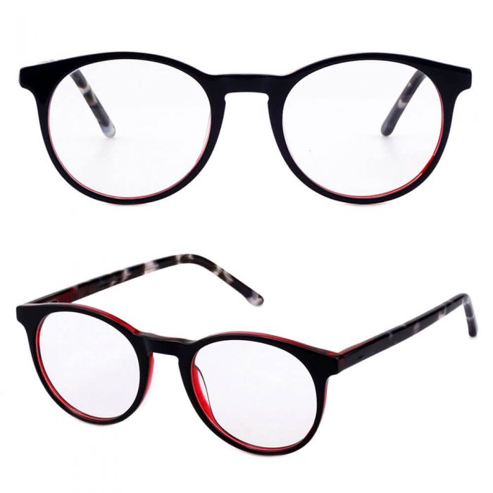 China lightweight optical frame wholesale black tortoise oval eyeglasses optical frame - Image 5