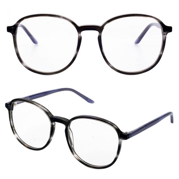 China big frame optical glasses wholesale black oversized round acetate eyeglasses frame - Image 3