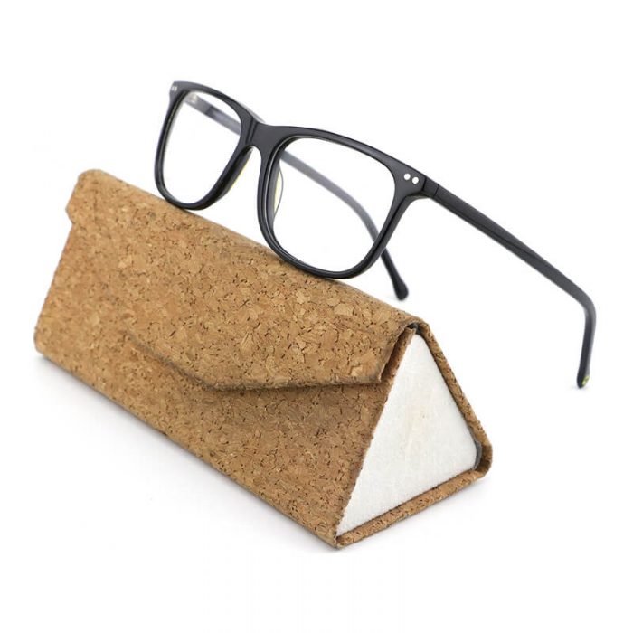 Wholesale promotional optical frame black square acetate designer frame clear lens eyeglasses - Image 2