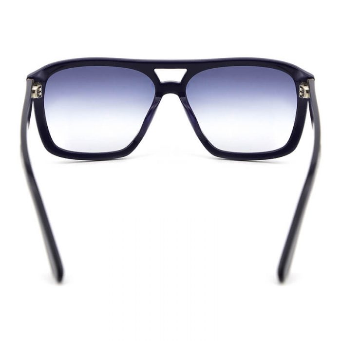 Fashion unisex men women luxury brand retro bridge flat top hot black square acetate polarized sunglasses - Image 5