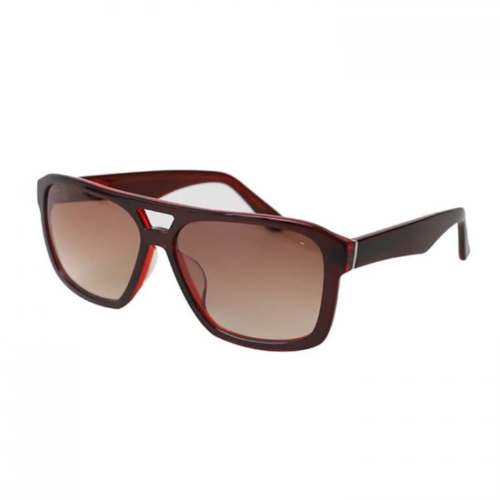 Fashion unisex men women luxury brand retro bridge flat top hot black square acetate polarized sunglasses - Image 10
