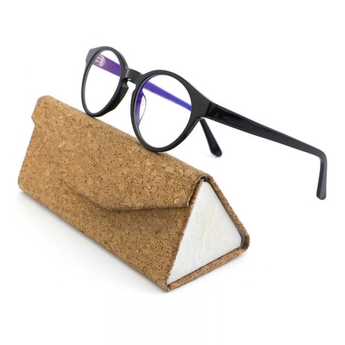 Factory wholesale oem classic womens mens fashion round frame black acetate optical glasses - Image 2