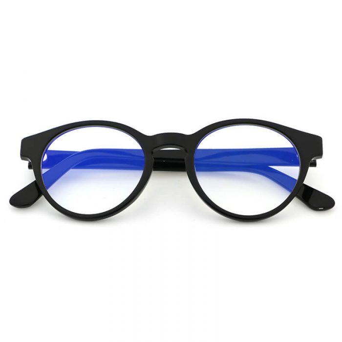 Factory wholesale oem classic womens mens fashion round frame black acetate optical glasses - Image 3