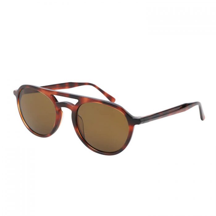 Manufacturers double bridge acetate tortoise/black/red china thin frame sunglasses