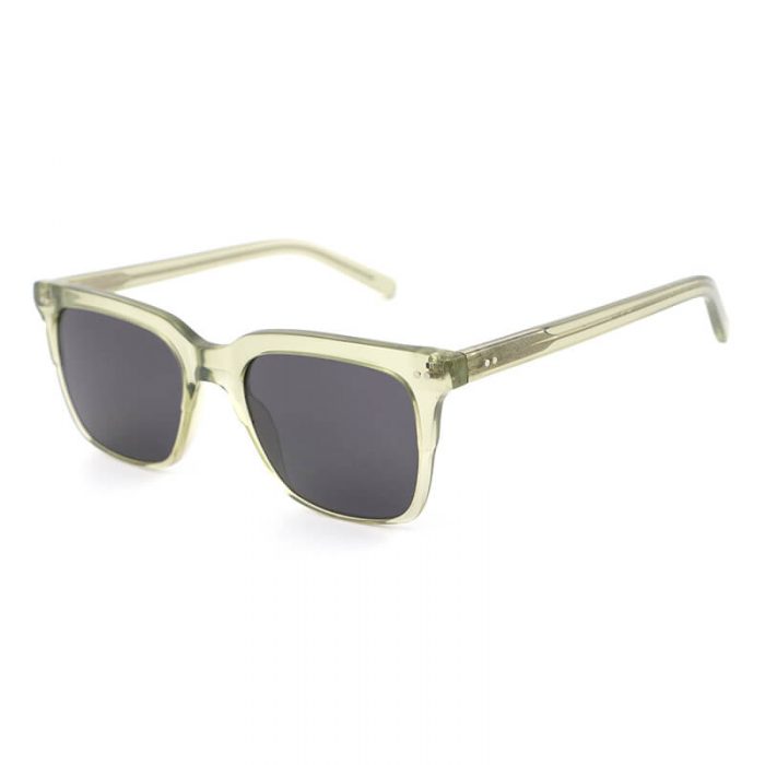 China wholesale custom logo polarized transparent acetate sunglasses for women and mens