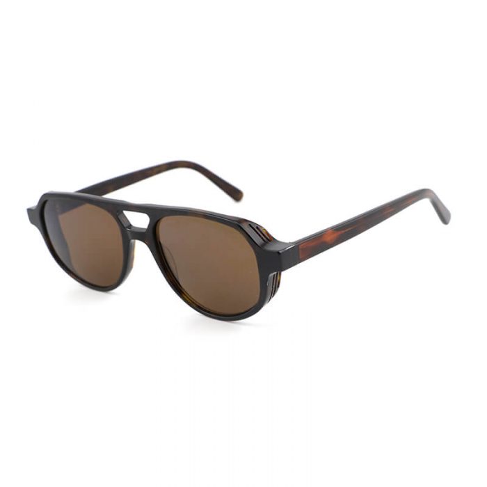 High quality womens polarized double bridge fashion acetate polarized sunglasses