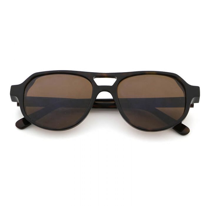 High quality womens polarized double bridge fashion acetate polarized sunglasses - Image 3