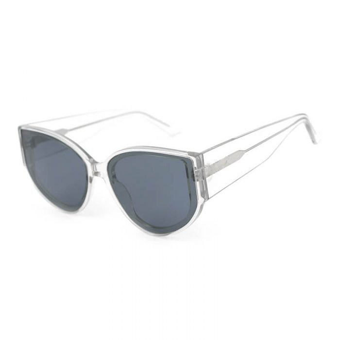 Custom logo women sunglasses oversize cat eye multi layer wide legs acetate sun glasses shades - Image 7