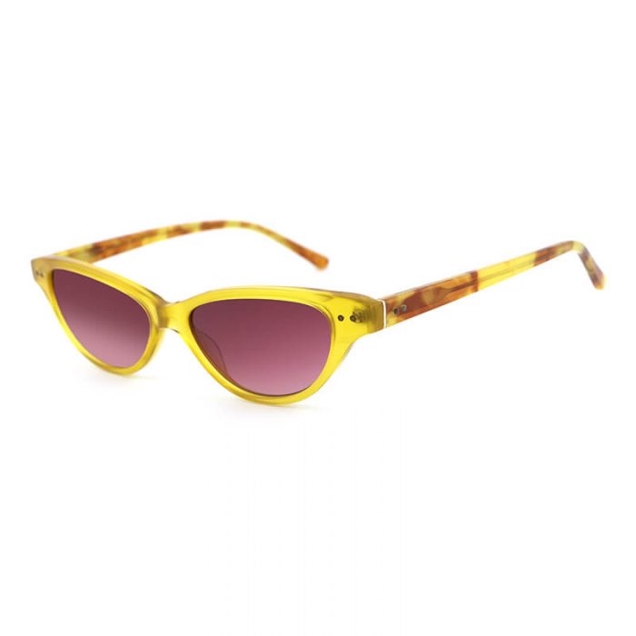 Vintage small cat eye acetate sunglasses for women high ended triangle glasses - Image 6