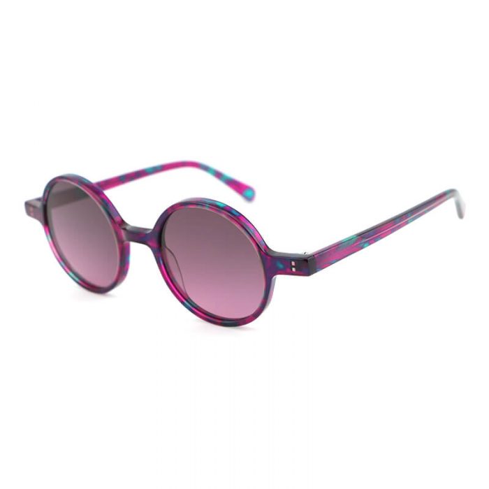 Fashion retro green round tortoise acetate frame men polarized sunglasses - Image 8