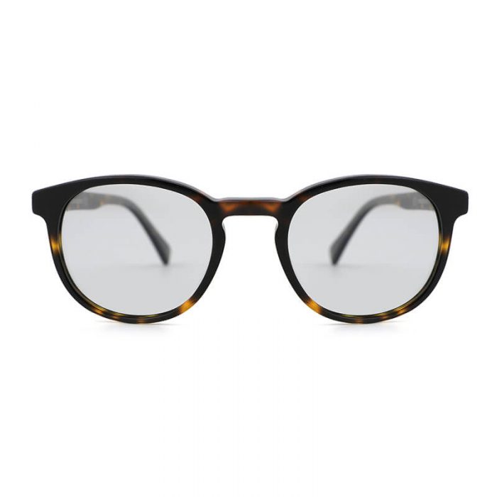 Custom logo women sun glasses shades vintage black round tortoise acetate sunglasses - Image 3