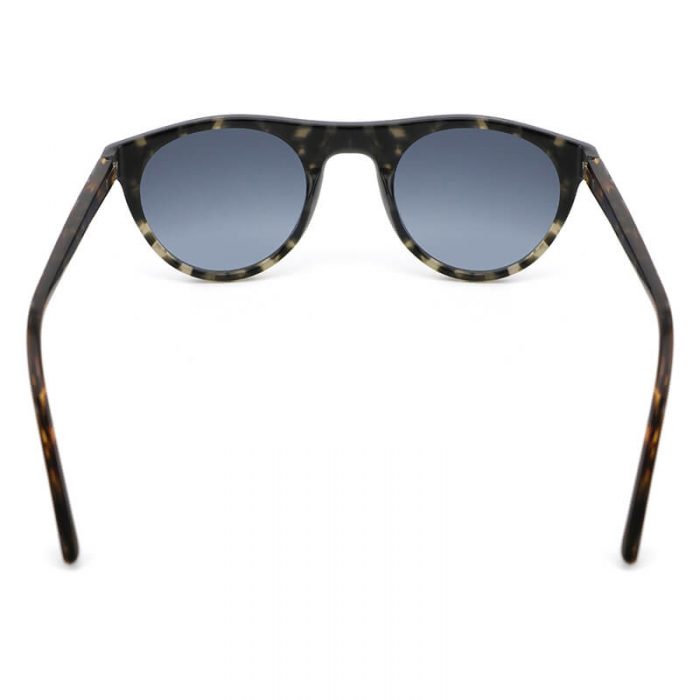 Unique design mens womens round lens acetate pattern sunglasses with rivets - Image 5