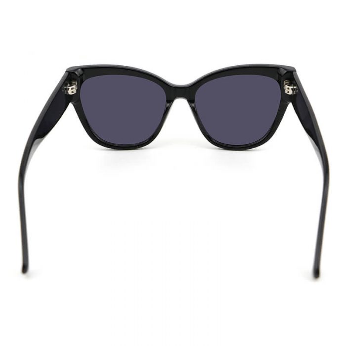 Trending fashion oversized cat eye  black trim womens mens polarized sunglasses - Image 5