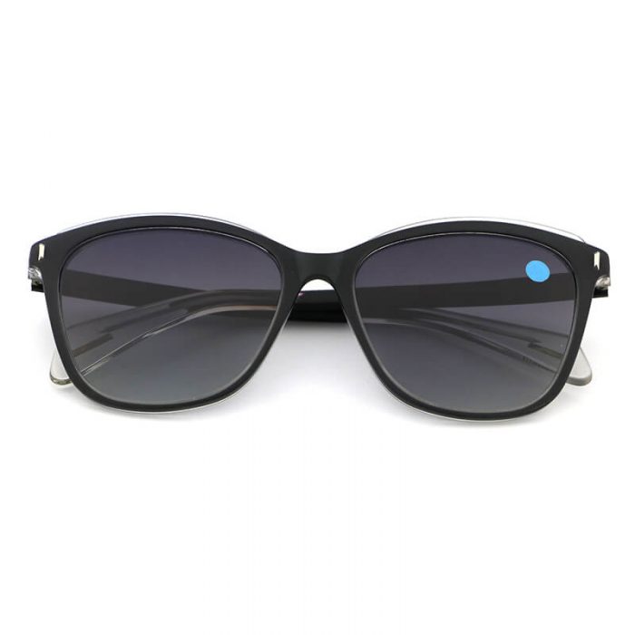 High quality trendy rectangle oversized men vintage black double layer acetate sunglasses - Image 4