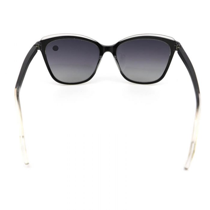 High quality trendy rectangle oversized men vintage black double layer acetate sunglasses - Image 5
