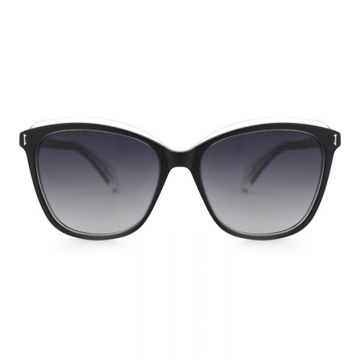 High quality trendy rectangle oversized men vintage black double layer acetate sunglasses - Image 3