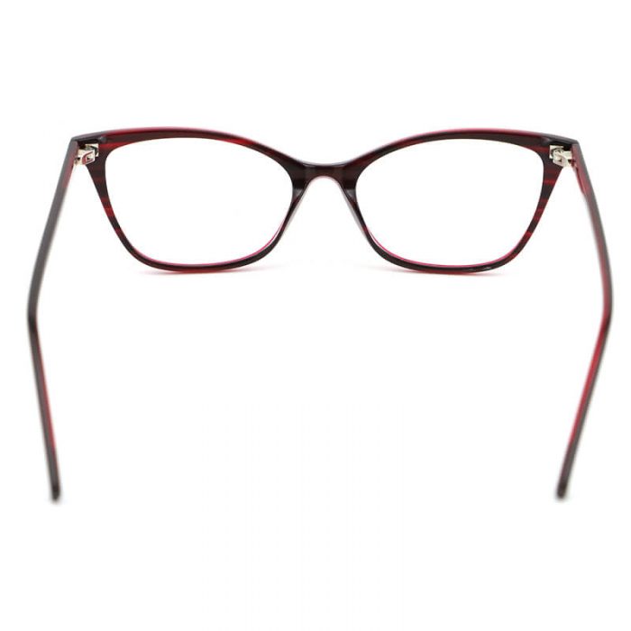 Lady cat eye optical frame wholesale customized acetate prescription acetate eyeglasses frame - Image 5