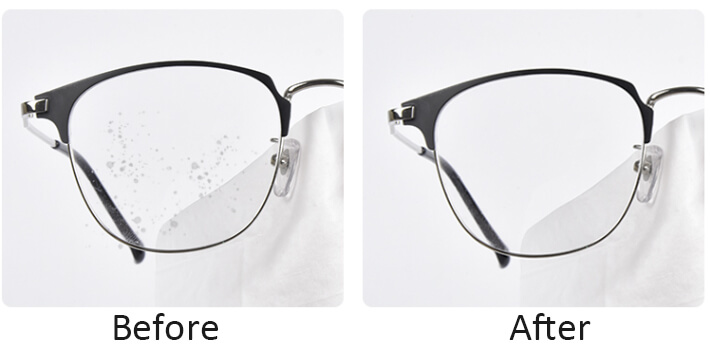 Clean Rimless Glasses optical frame eyeglasses