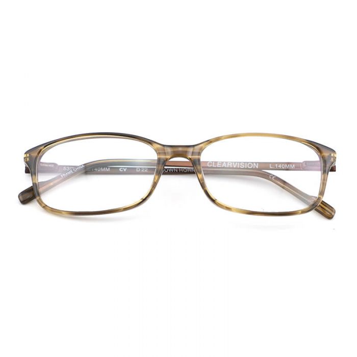 Clear frame square optical glasses tortoise acetate frame rectangle eyeglasses for men and women - Image 3