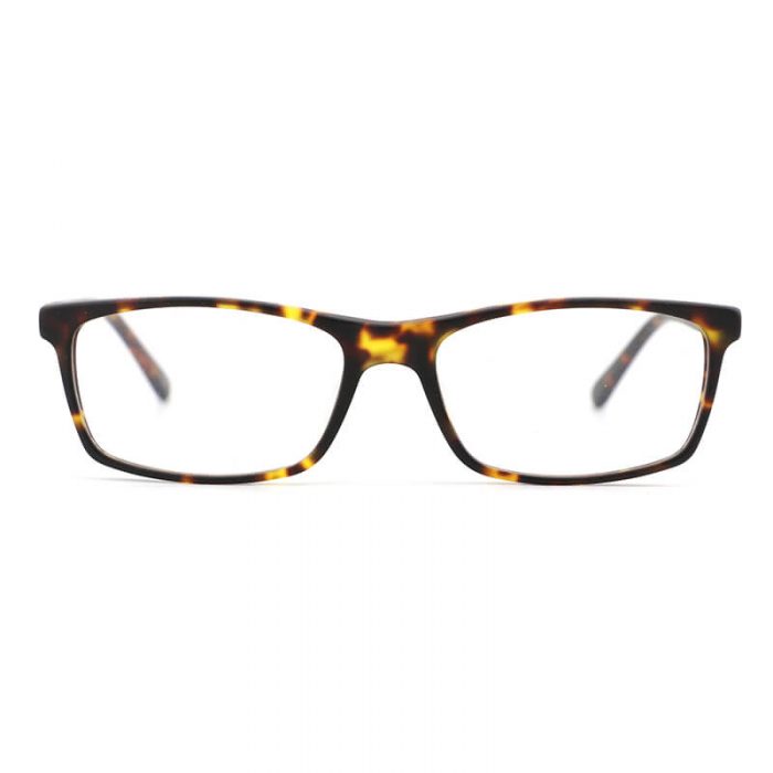 Vintage style optical glasses frame tortoise square acetate rectangle women men eyeglasses - Image 4