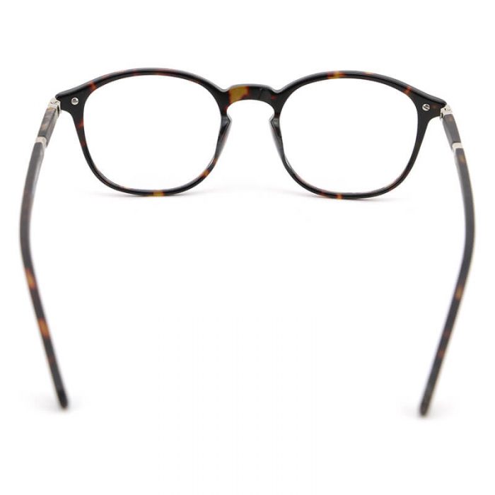 Round frame acetate optical glasses tortoise thin frame glasses with metal - Image 5