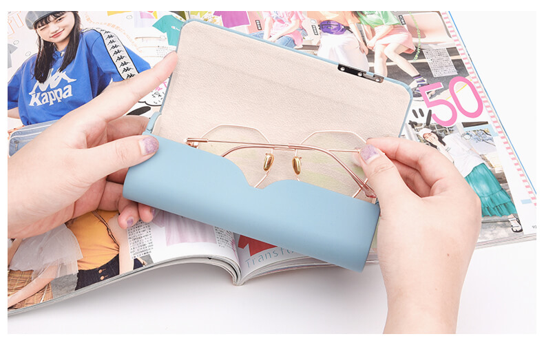 Store in a eyeglasses Case