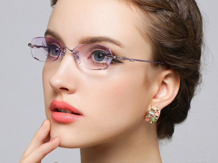 best rimless eyeglasses for women