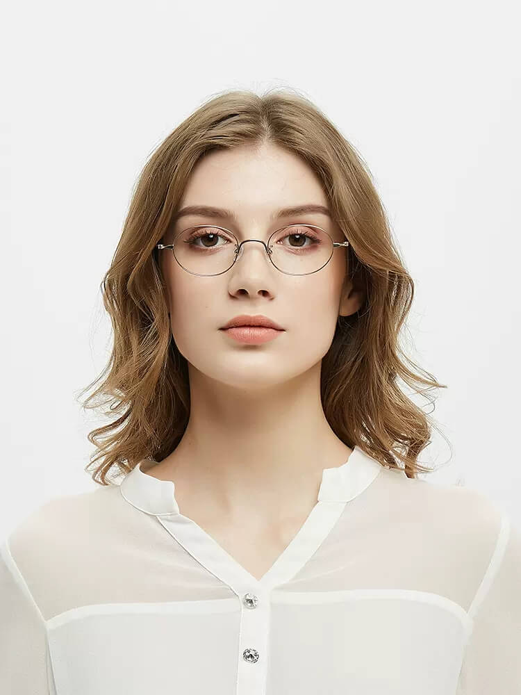oval optical frame glasses eyeglasses
