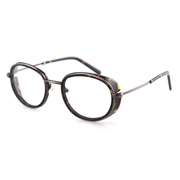 Thick acetate frame unique design oval oversized eyeglasses for men vintage