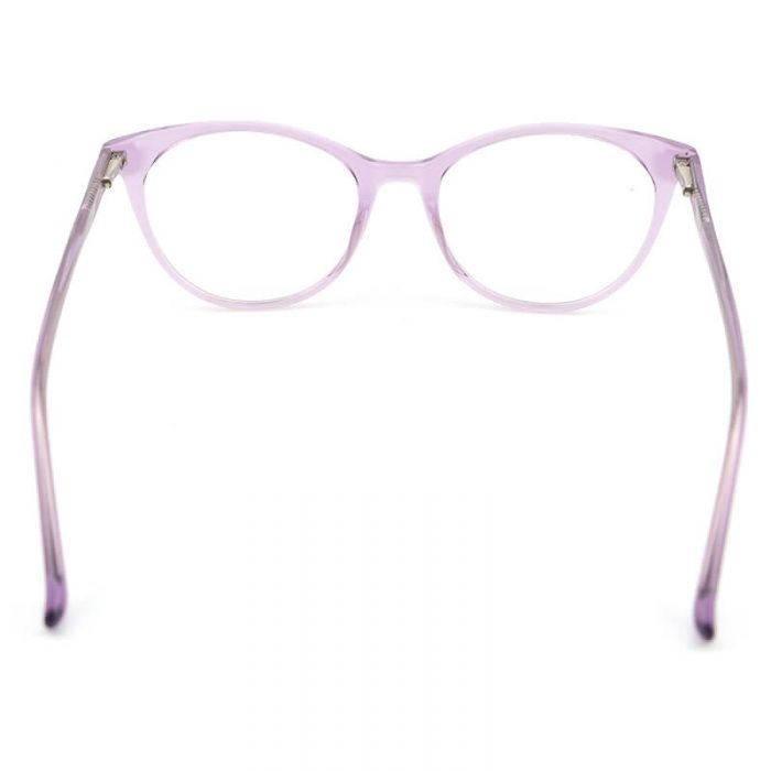 Transparent optical frame women's eyeglasses clear frame with purple arms - Image 5