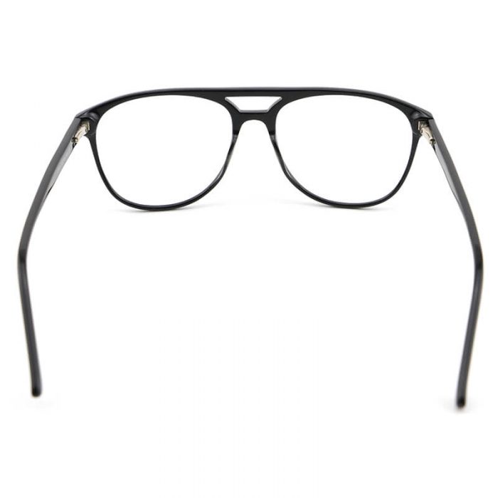 Double bridge gradient acetate aviator optical frame flat top men pilot eyeglasses - Image 7