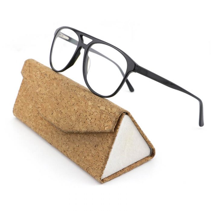 Double bridge gradient acetate aviator optical frame flat top men pilot eyeglasses - Image 5