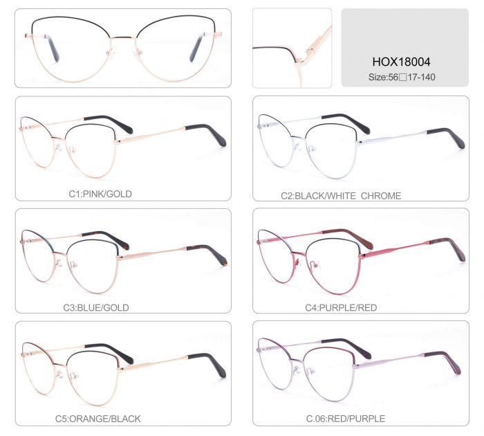 Wholesale design metal full optical frame manufacturer golden metal women men eyeglasses - Image 2