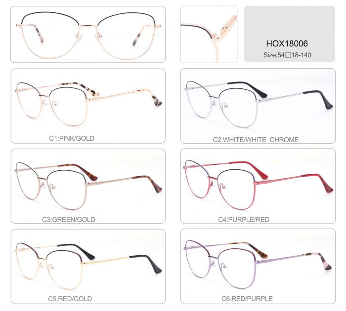 Wholesale design metal full optical frame manufacturer golden metal women men eyeglasses - Image 4